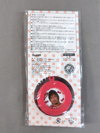 ★ハローキティ×内藤哲也★ 缶バッジ＆ホルダー