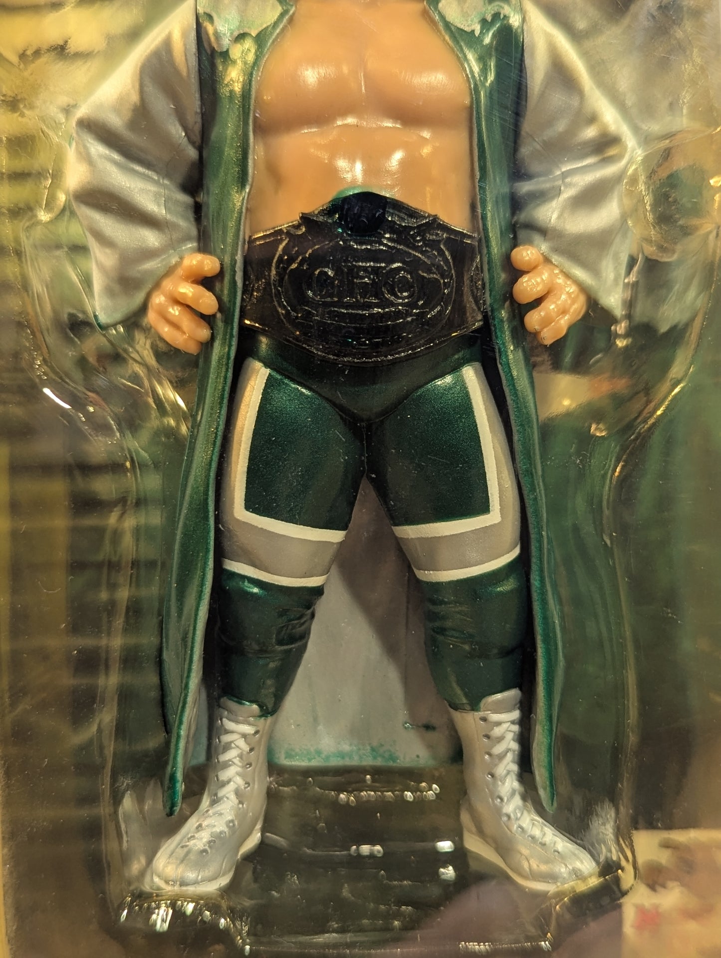 Mitsuharu Misawa  (Green Gown, GHC Belt)