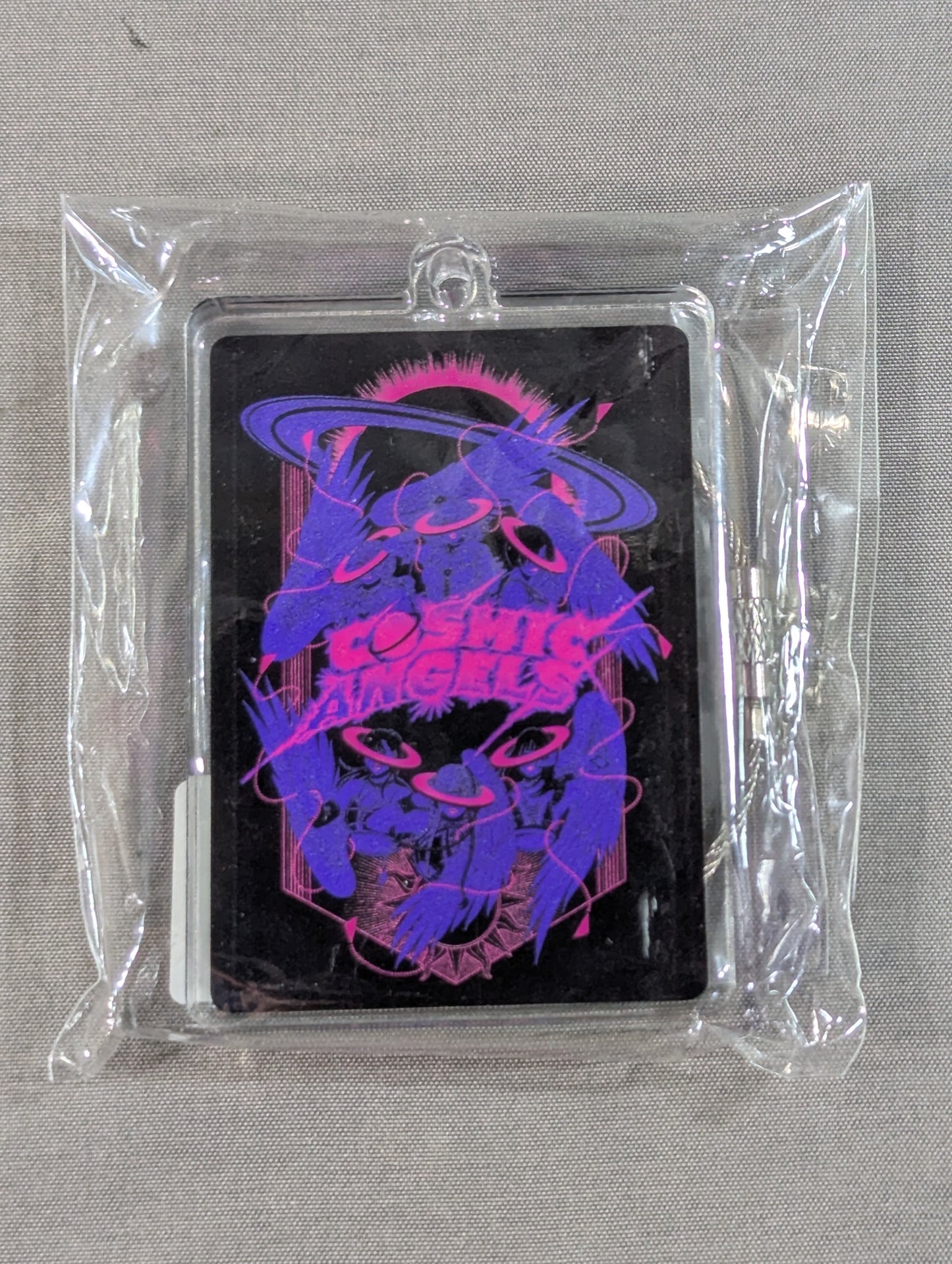 COSMIC ANGELS Illustrated Acrylic Keychain