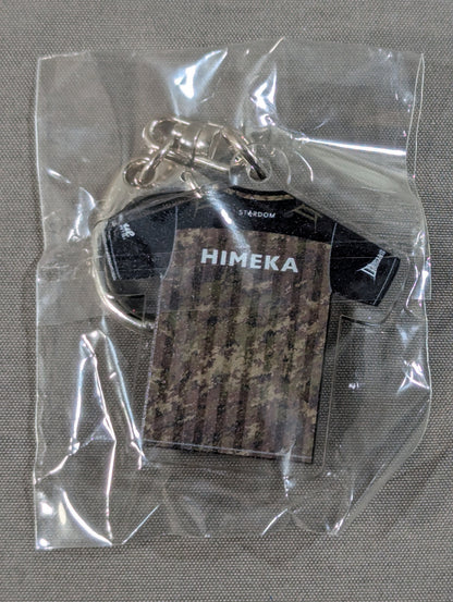 HIMEKA  T-shirt-Style Acrylic Keychain (STARDOM×TOWER RECORDS)