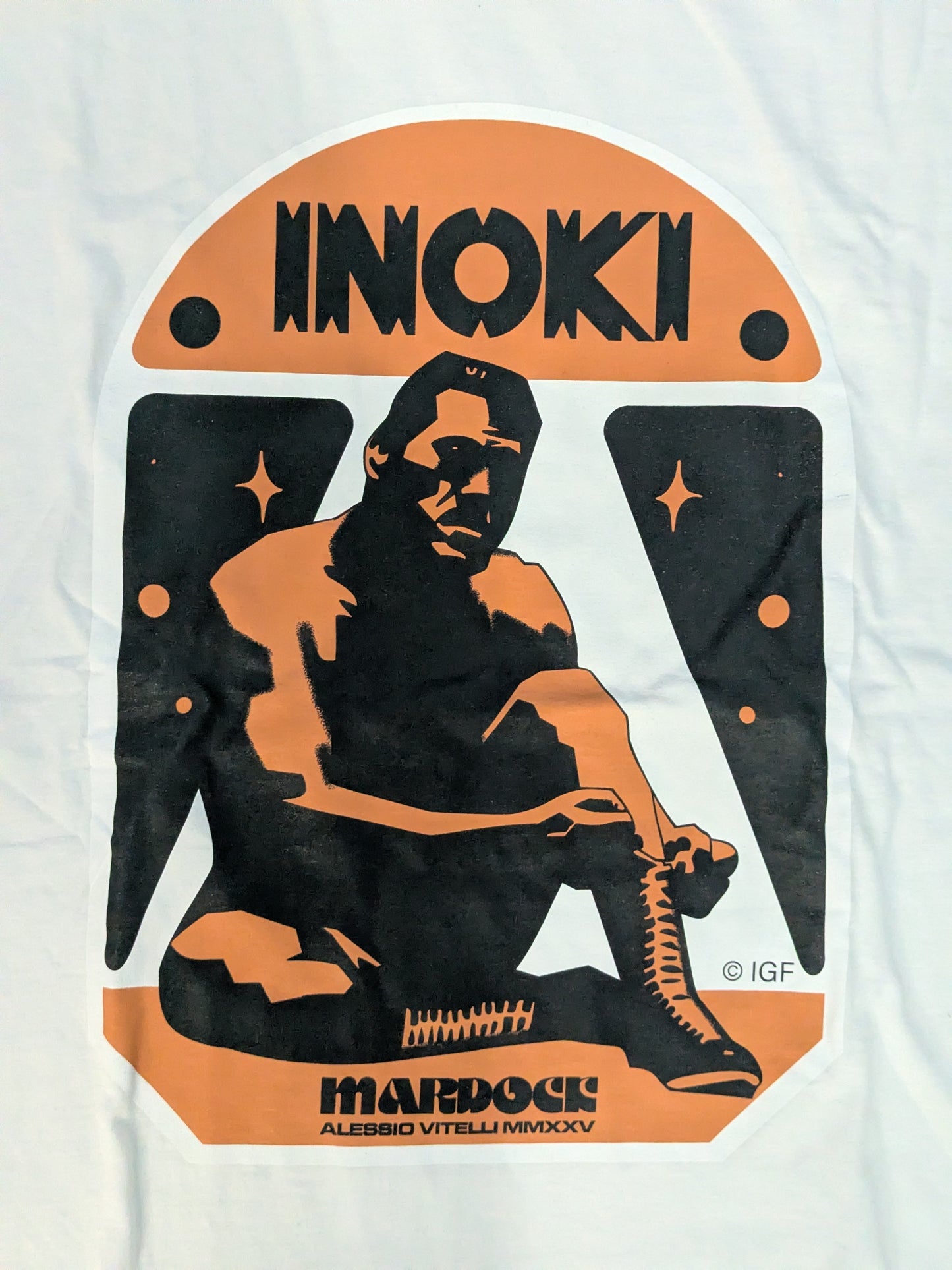 Antonio Inoki × MARDOCK Illustration T-Shirt