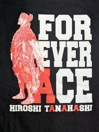 棚橋弘至「FOREVER ACE」Tシャツ(ブラック)