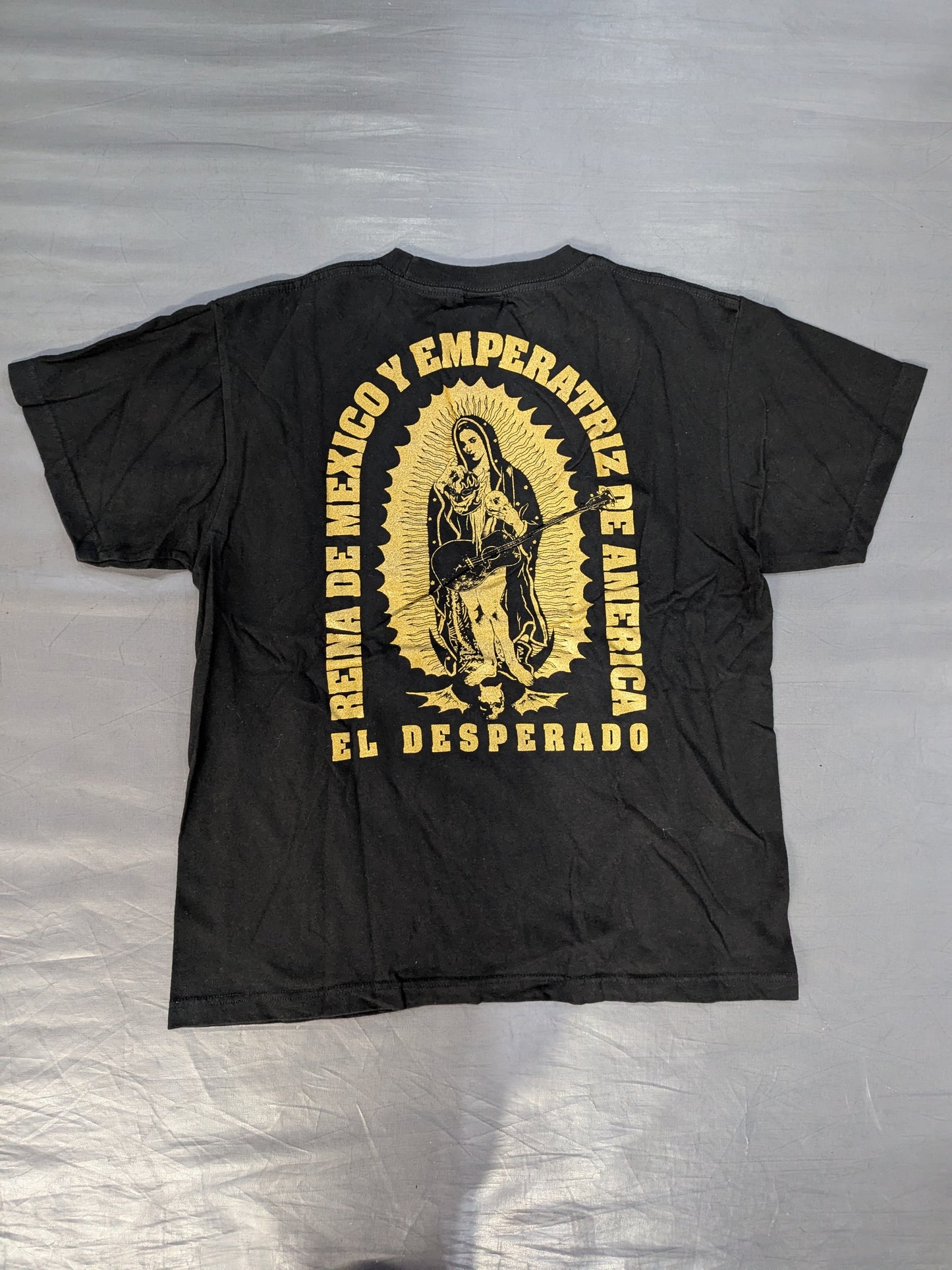 エル・デスペラード「ESTILO MEXICO」Tシャツ②(ブラック×ゴールド)