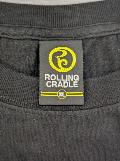 エル・デスペラード×ROLLING CRADLE「RED MASK」Tシャツ②(ブラック)