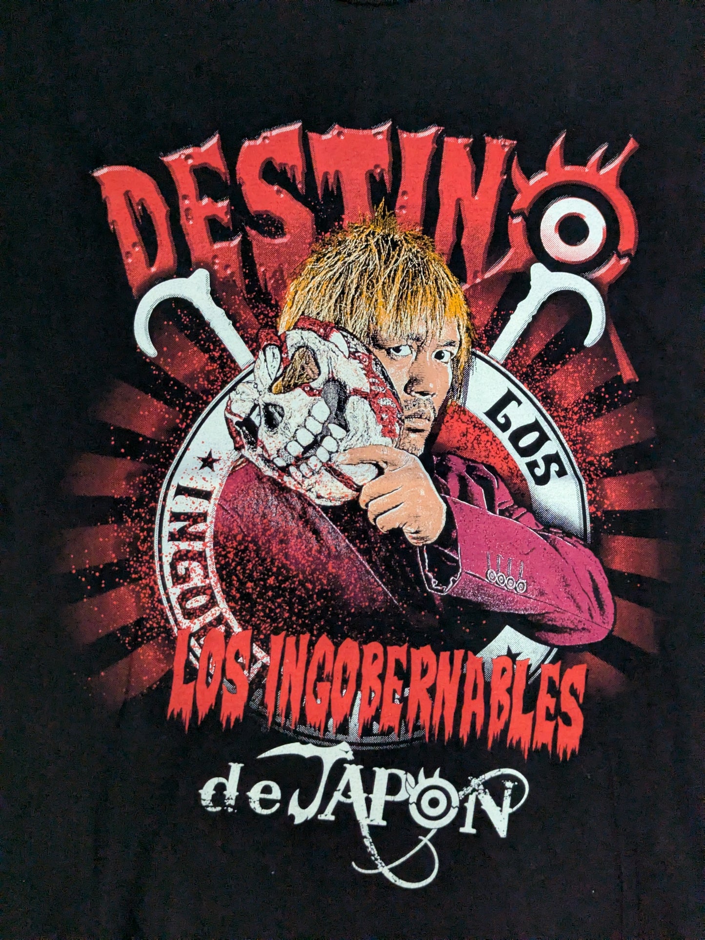 内藤哲也 ピクチャーTシャツ(EL INGOBERNABLE)