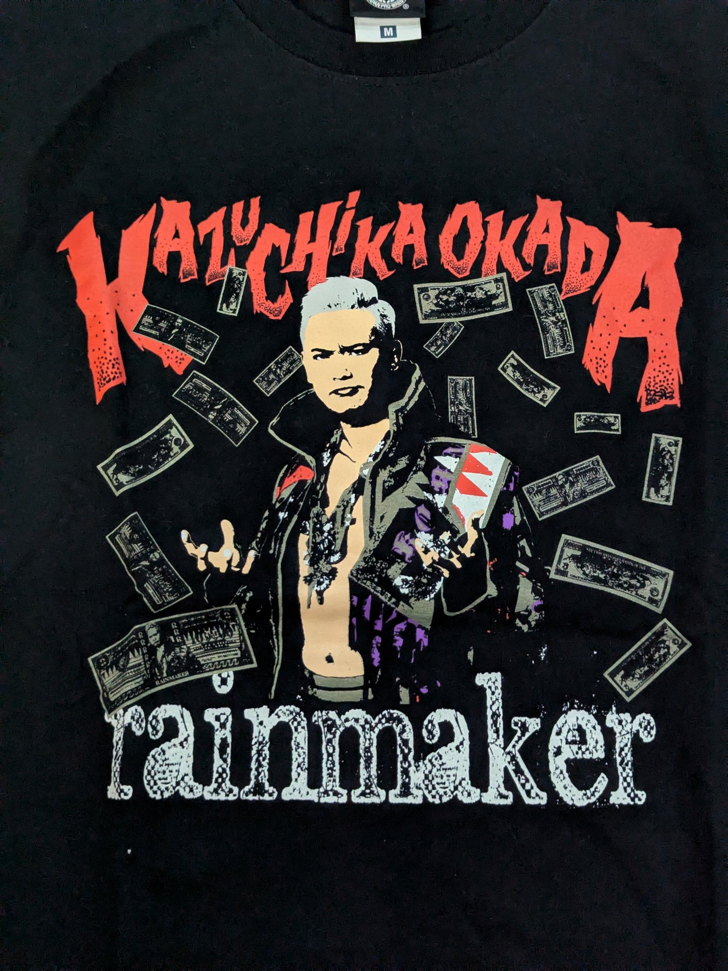 オカダ・カズチカ レインメーカーTシャツ