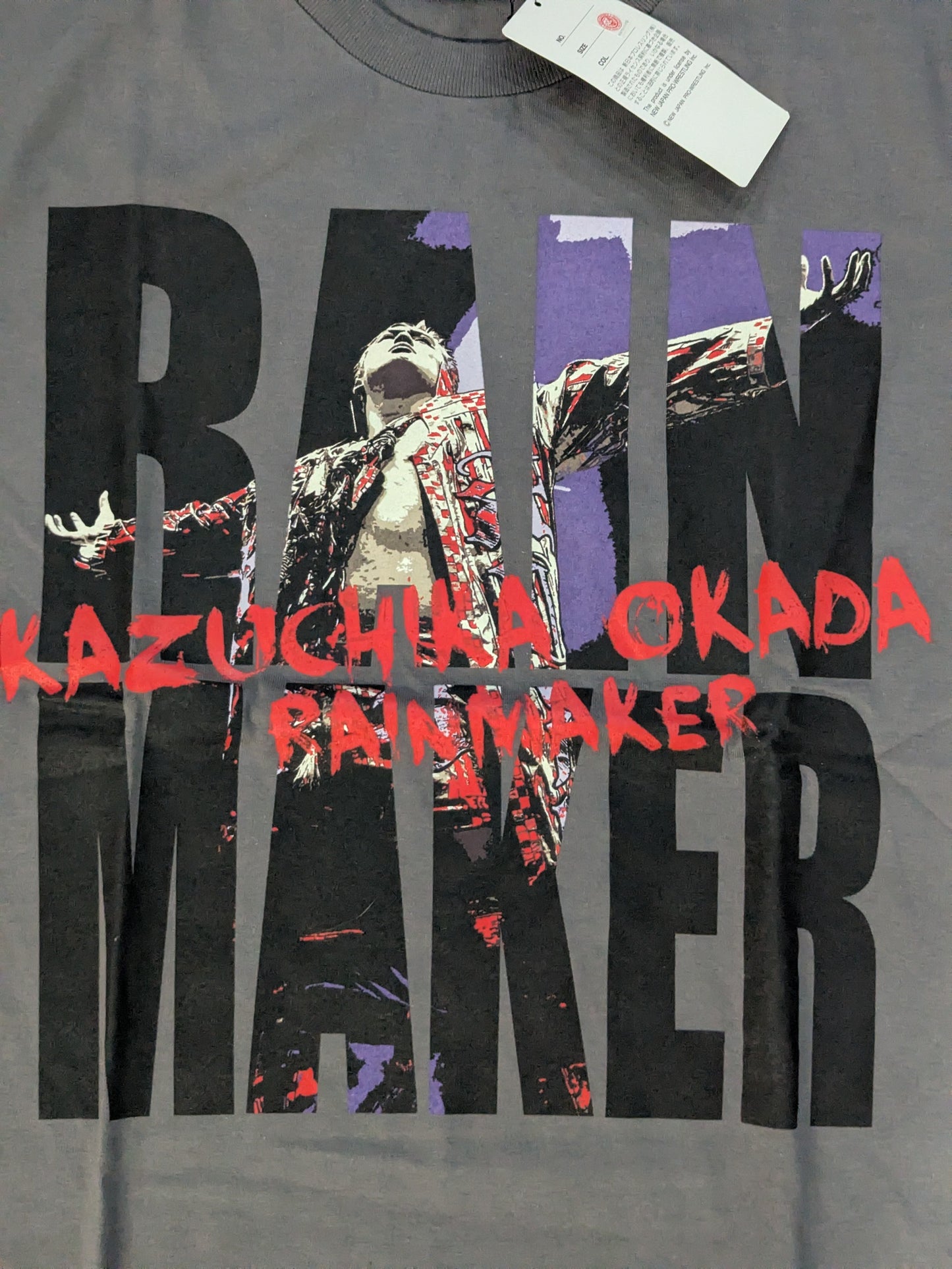 Kazuchika Okada  "RAINMAKER×RAINMAKER" T-shirt