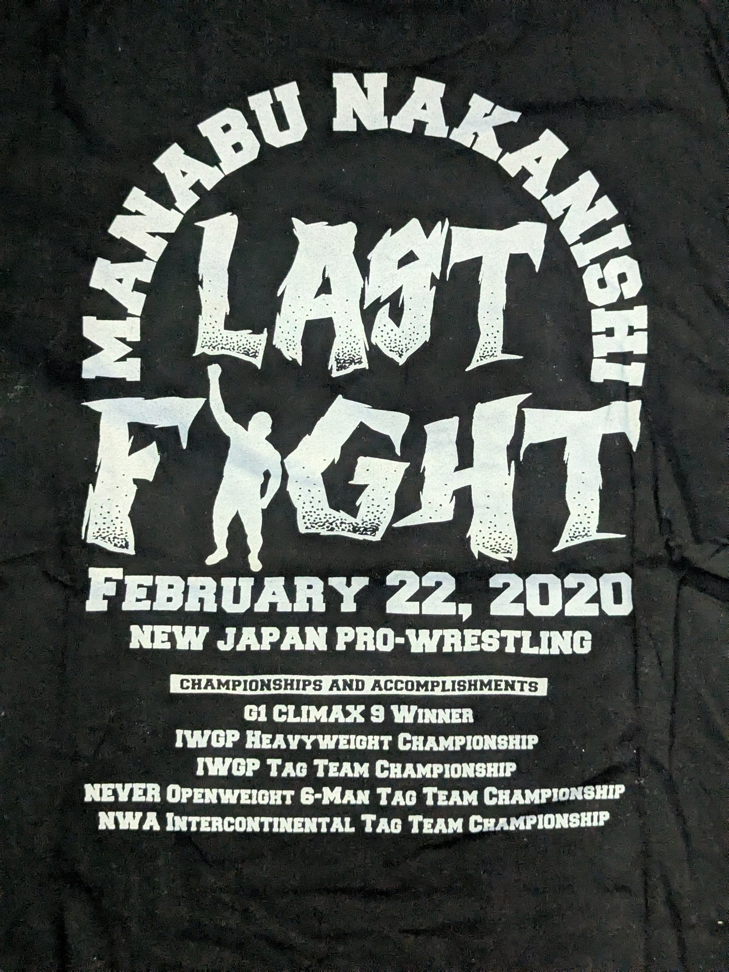 中西学「YAJIN LAST FIGHT」Tシャツ