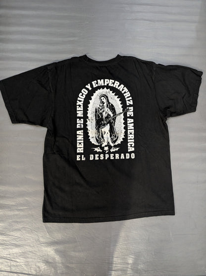 エル・デスペラード「ESTILO MEXICO」Tシャツ③(ブラック×シルバー)