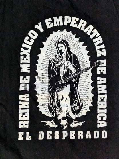 エル・デスペラード「ESTILO MEXICO」Tシャツ③(ブラック×シルバー)
