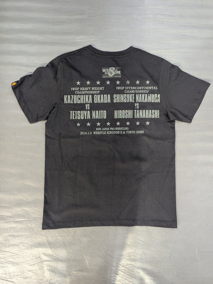 ★レッスルキングダム8★ オカダ・カズチカvs内藤哲也＆中邑真輔vs棚橋弘至 Tシャツ