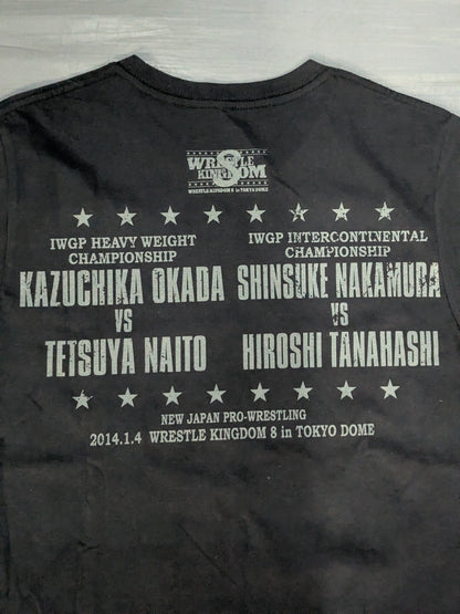 ★レッスルキングダム8★ オカダ・カズチカvs内藤哲也＆中邑真輔vs棚橋弘至 Tシャツ