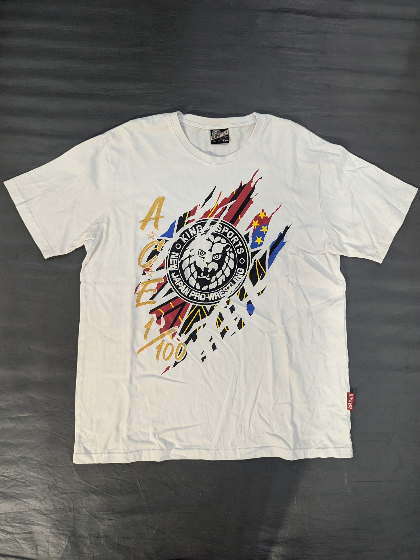 Hiroshi Tanahashi × Shimamura T-shirt (White)