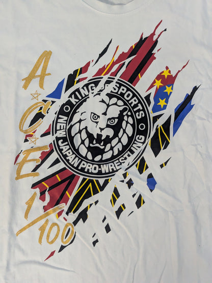 Hiroshi Tanahashi × Shimamura T-shirt (White)