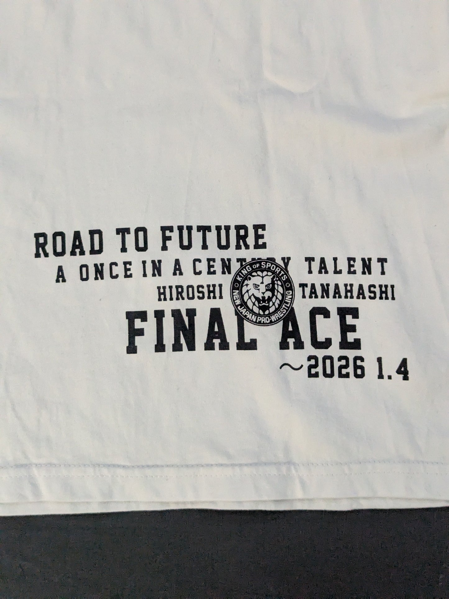 棚橋弘至×しまむら 引退記念 Tシャツ(ホワイト)