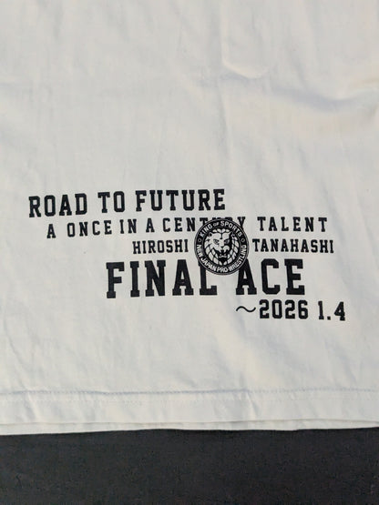 棚橋弘至×しまむら 引退記念 Tシャツ(ホワイト)