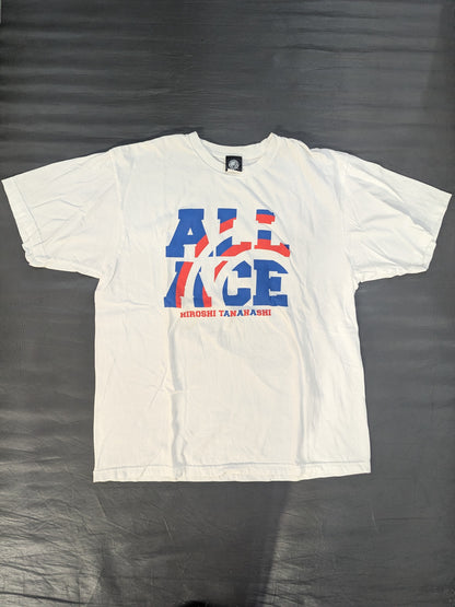 Hiroshi Tanahashi  "ALL ACE" T-shirt (White)