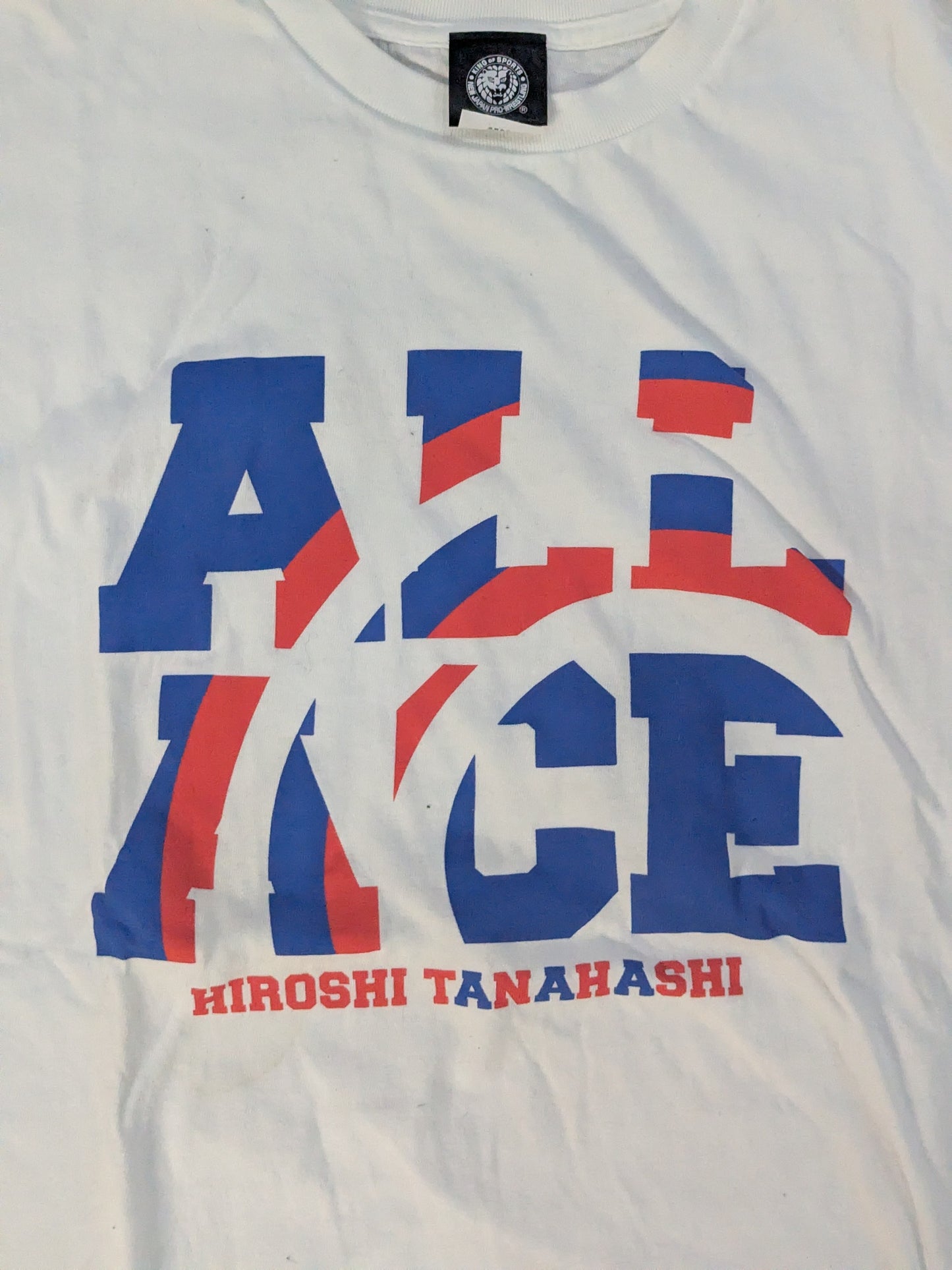 Hiroshi Tanahashi  "ALL ACE" T-shirt (White)