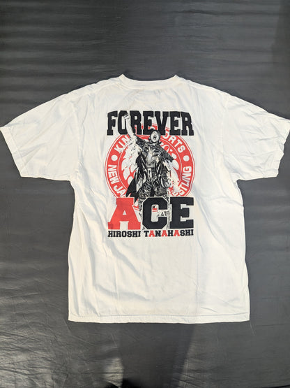 棚橋弘至「FOREVER ACE」Tシャツ(ホワイト)
