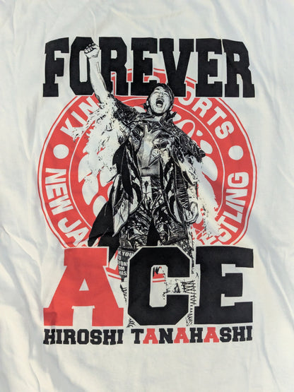 棚橋弘至「FOREVER ACE」Tシャツ(ホワイト)