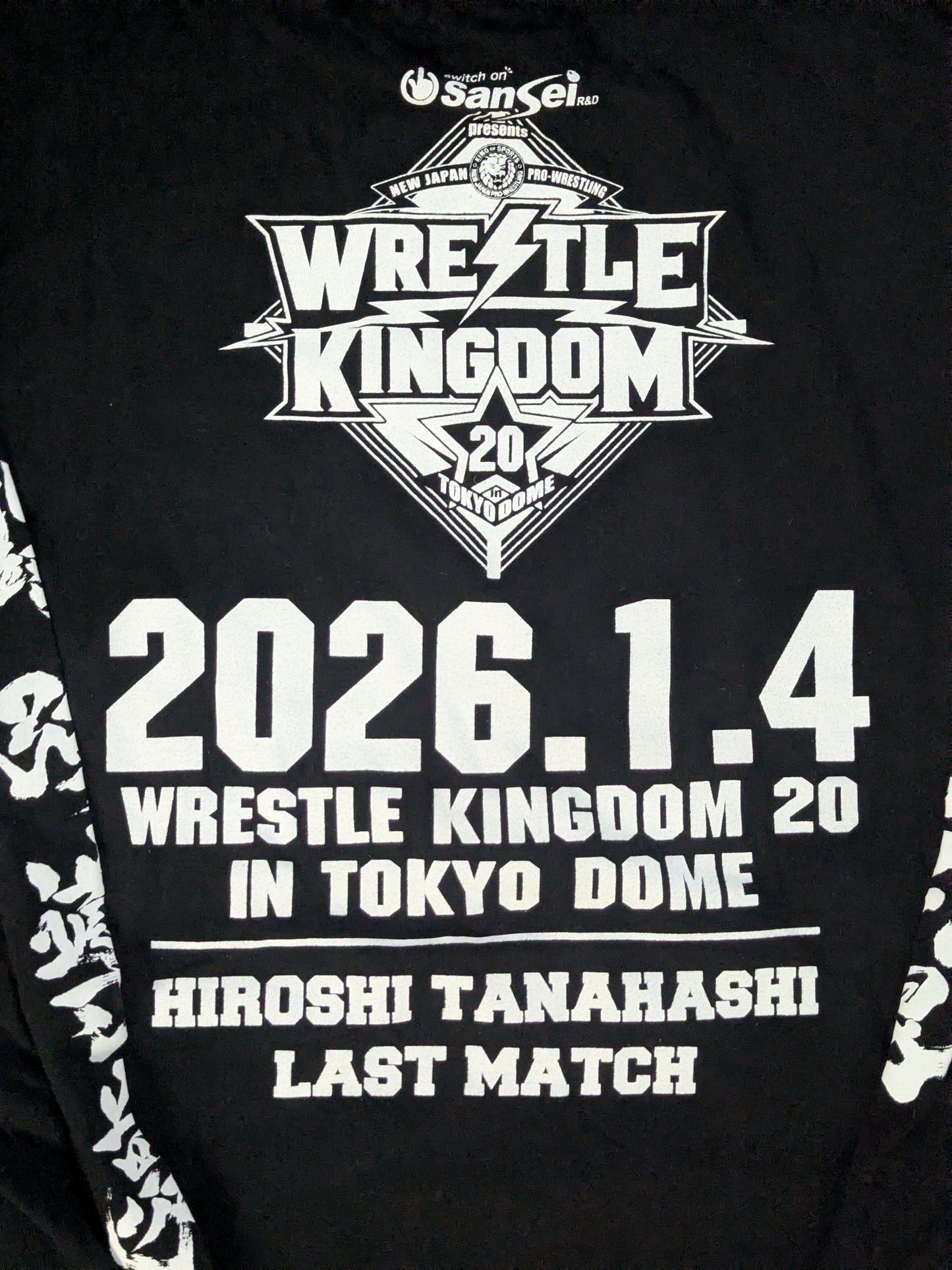 Hiroshi Tanahashi  "Ittenyon" Long Sleeve T-Shirt