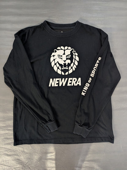 新日本プロレス×NEW ERA コラボロングスリーブTシャツ(ブラック)