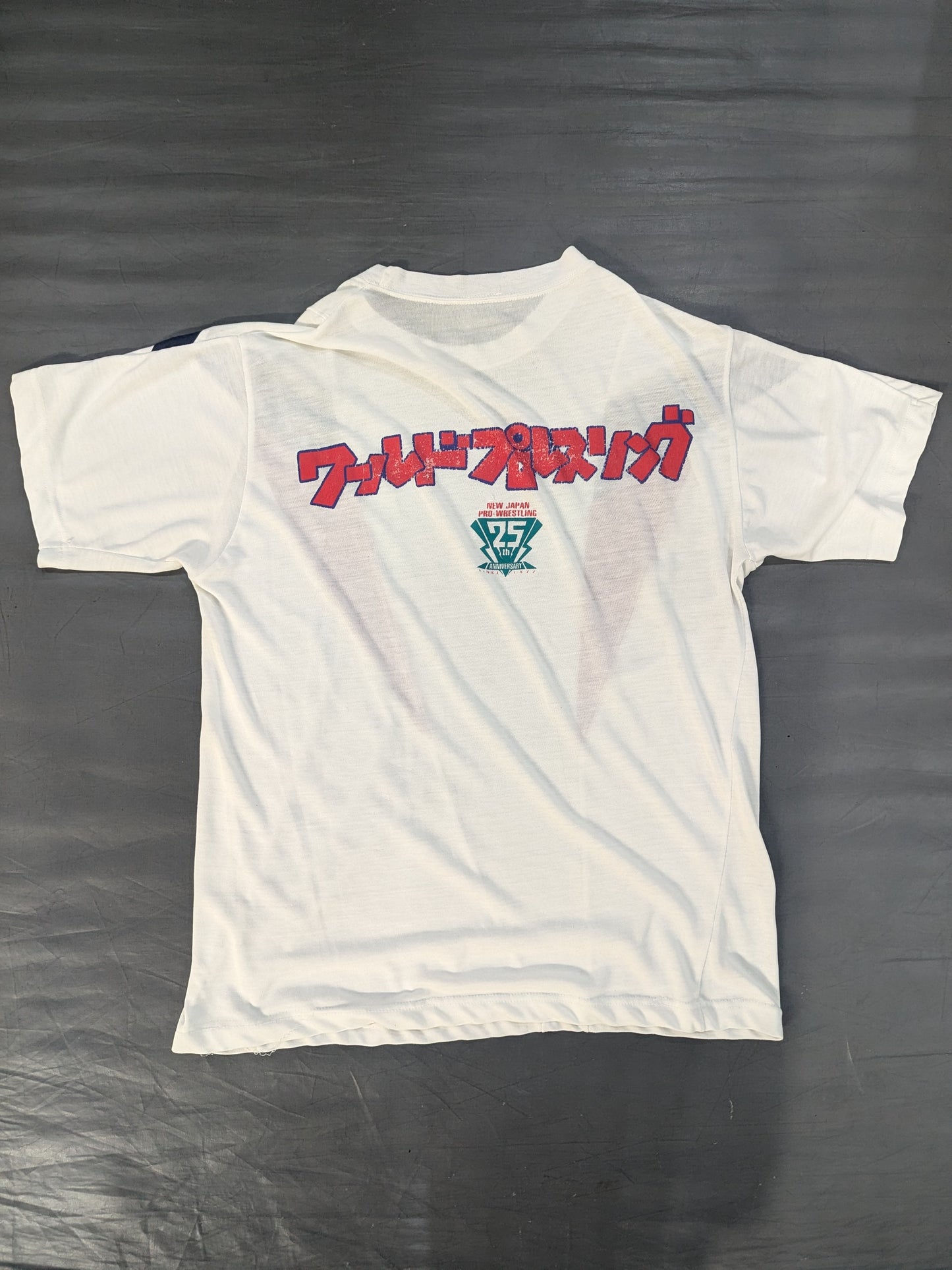 New Japan Pro Wrestling "25th ANNIVERSARY" T-shirt