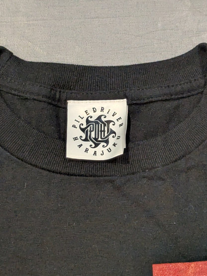 鈴木みのる「RED LINE」Tシャツ(ブラック)