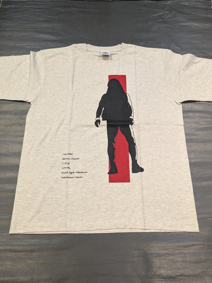 Minoru Suzuki RED LINE Oatmeal T-Shirt (2) (Gray)