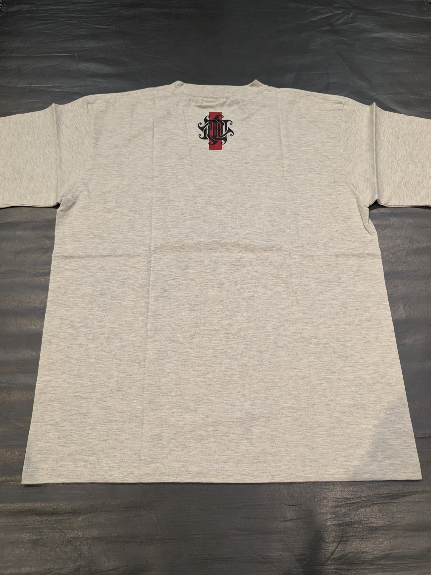 Minoru Suzuki RED LINE Oatmeal T-Shirt (2) (Gray)