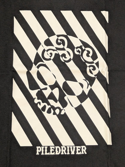 Minoru Suzuki "PILEDRIVER Skull" T-Shirt (2) (Black)