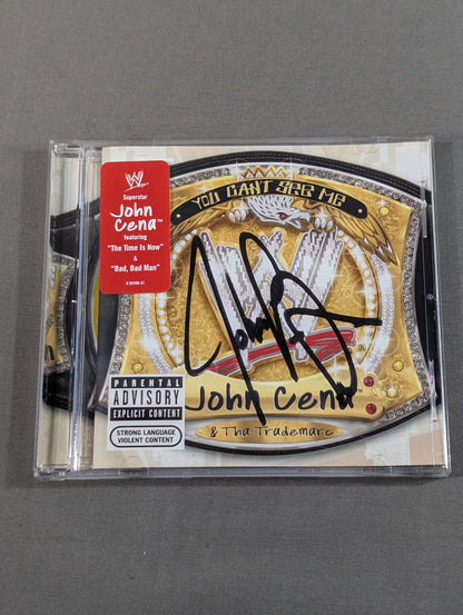 [John Cena  hand signed autograph 】JOHN CENA AND THA TRADEMARC / YOU CAN'T SEE ME (Imported Edition)