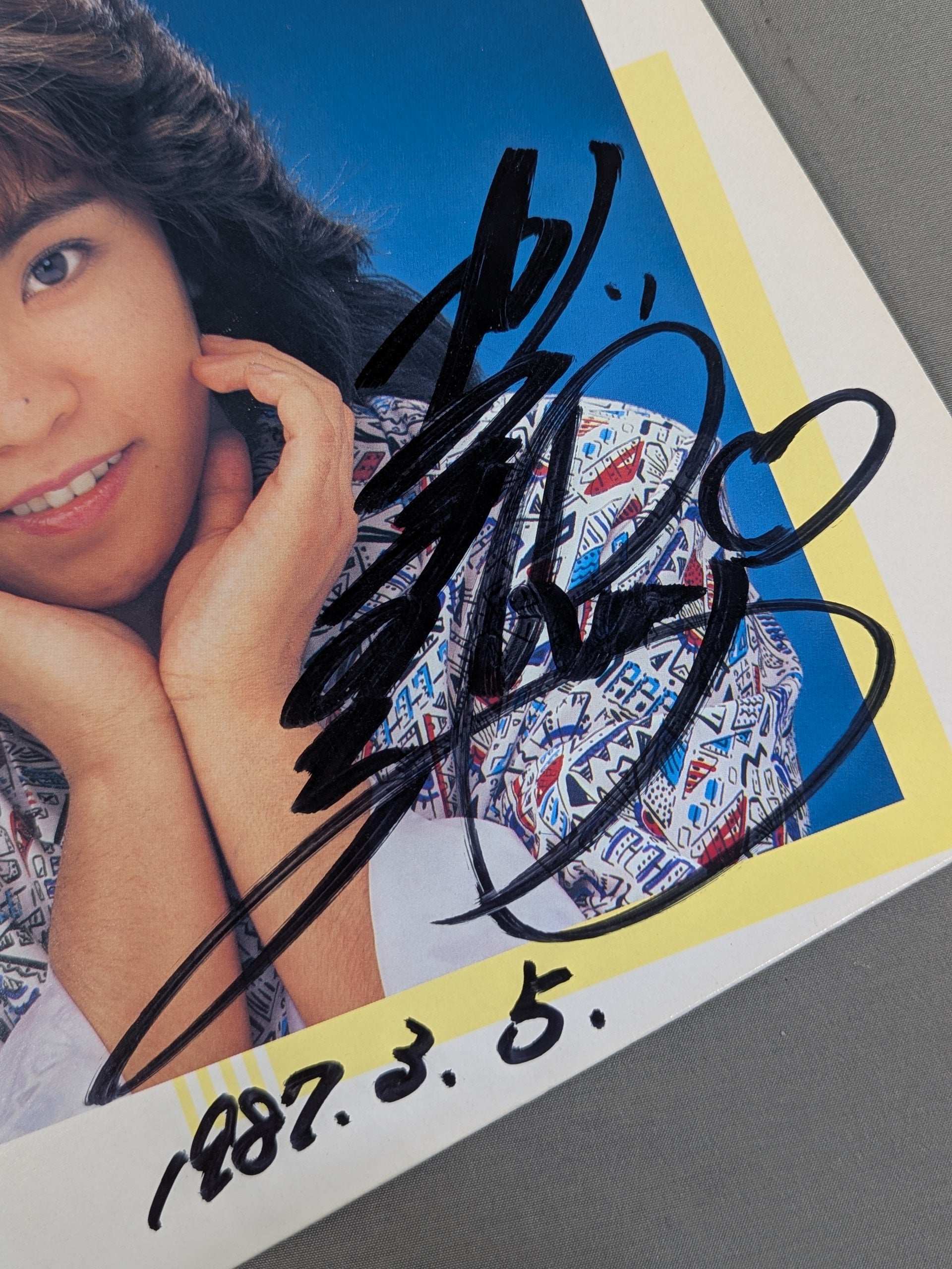 Limahl 直筆サイン色紙 1985年♥美品 希少 限定 説明必読 Limahl 直筆サイン色紙 1985年♥美品 希少 限定 説明必読