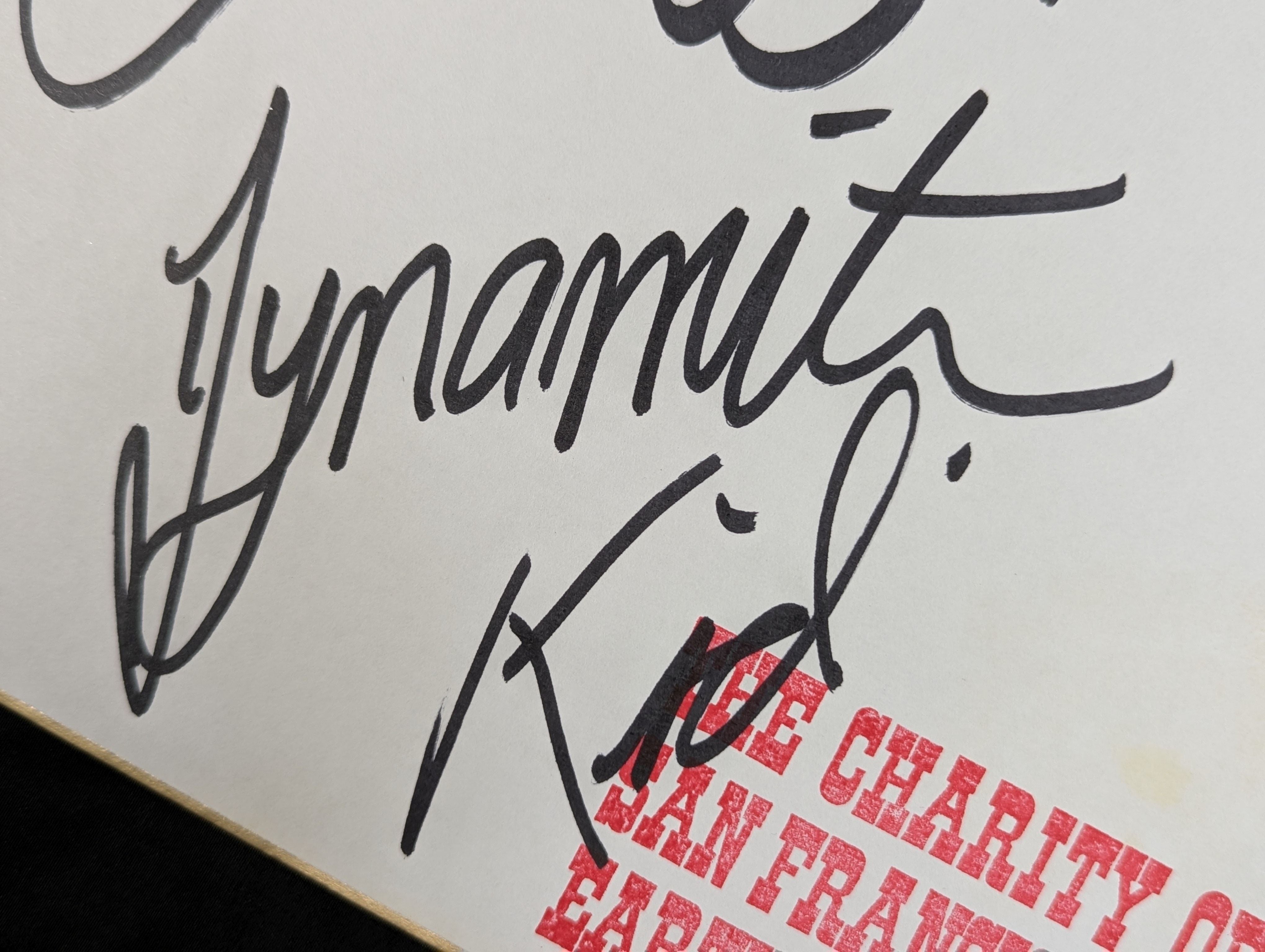 キッド スミス ブリティッシュブルドッグス サイン色紙 ☆ブリティッシュ・ブルドッグス☆ ダイナマイト・キッド＆デイ