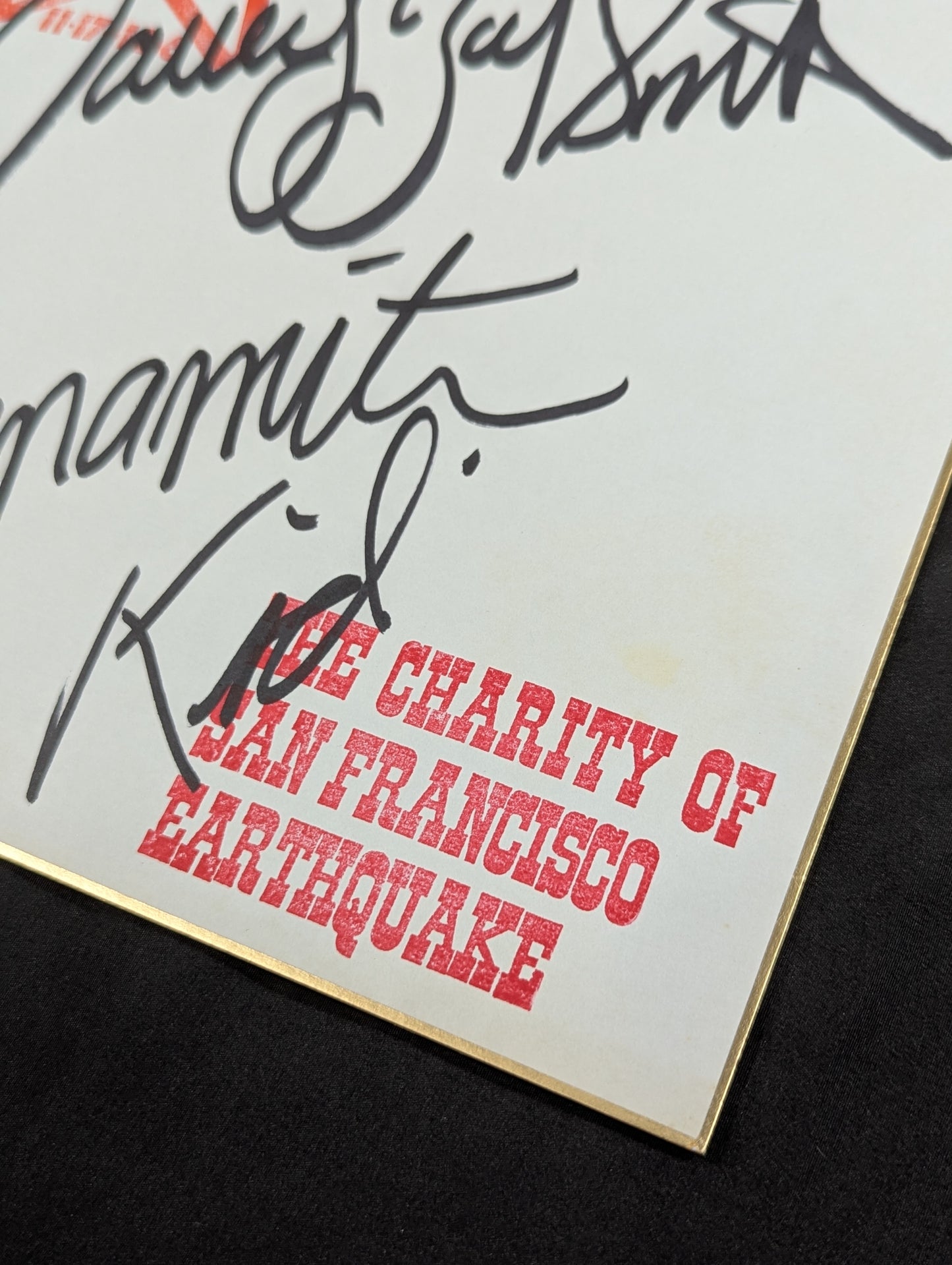 ★ British Bulldogs ★ Dynamite Kid & Davey Boy Smith (89) Real World Tag League Shikishi ( Autograph board ) )