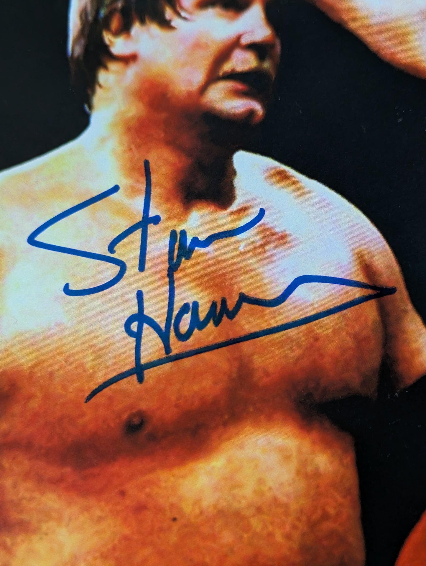 ★JSA★ Terry Funk & Stan Hansen 2 hand signed autographs Pro-Photo 
