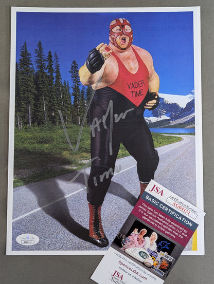 ★JSA★ Vader  hand signed autograph Pro-Photo 