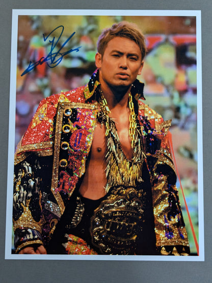 Kazuchika Okada  hand signed autograph  Big Judge photo