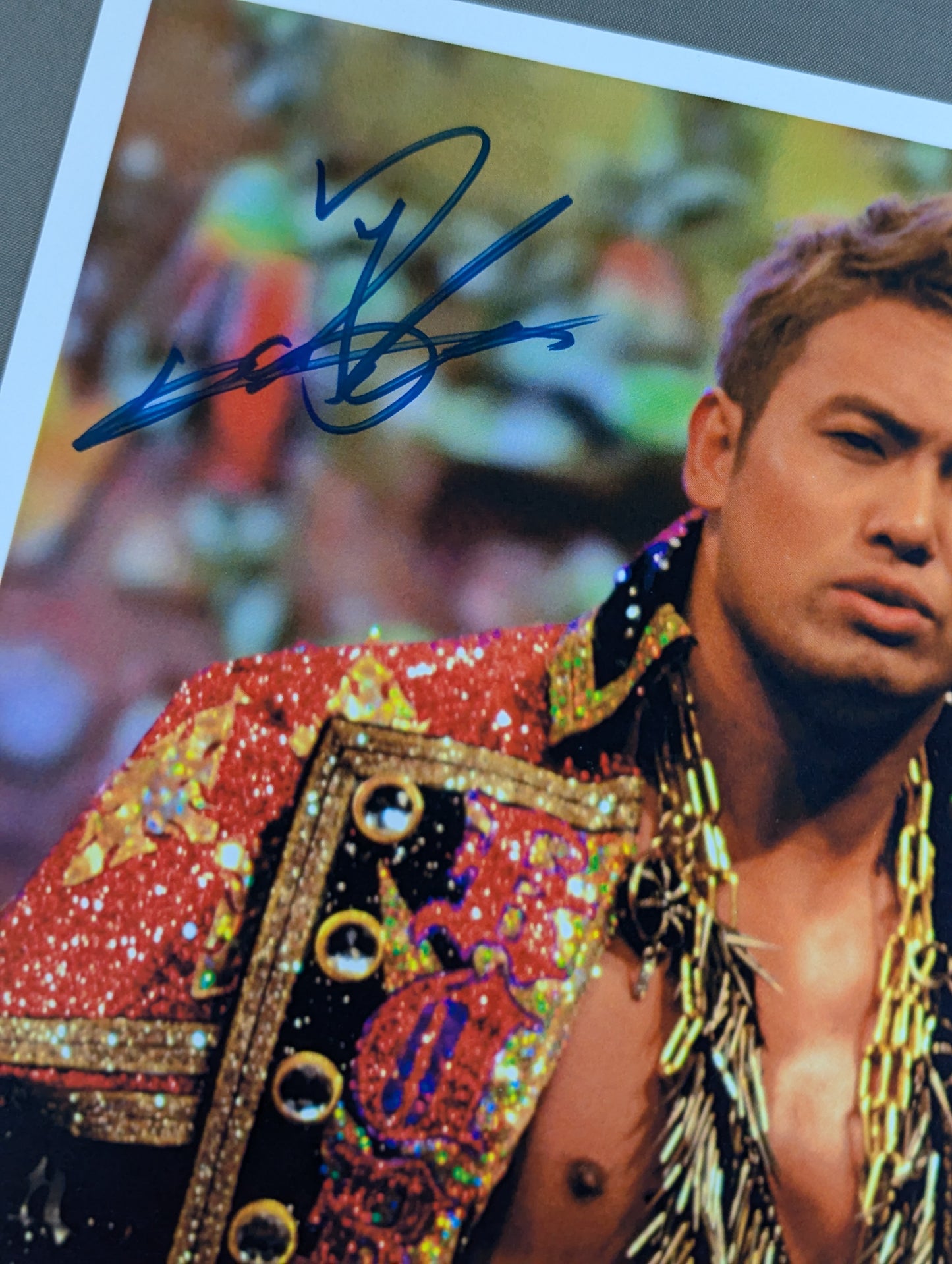 Kazuchika Okada  hand signed autograph  Big Judge photo