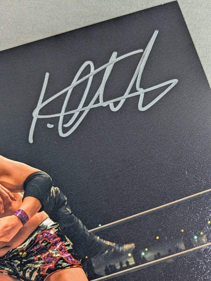 ★JSA★ Kazuchika Okada  hand signed autograph Pro-Photo (Rain Maker)