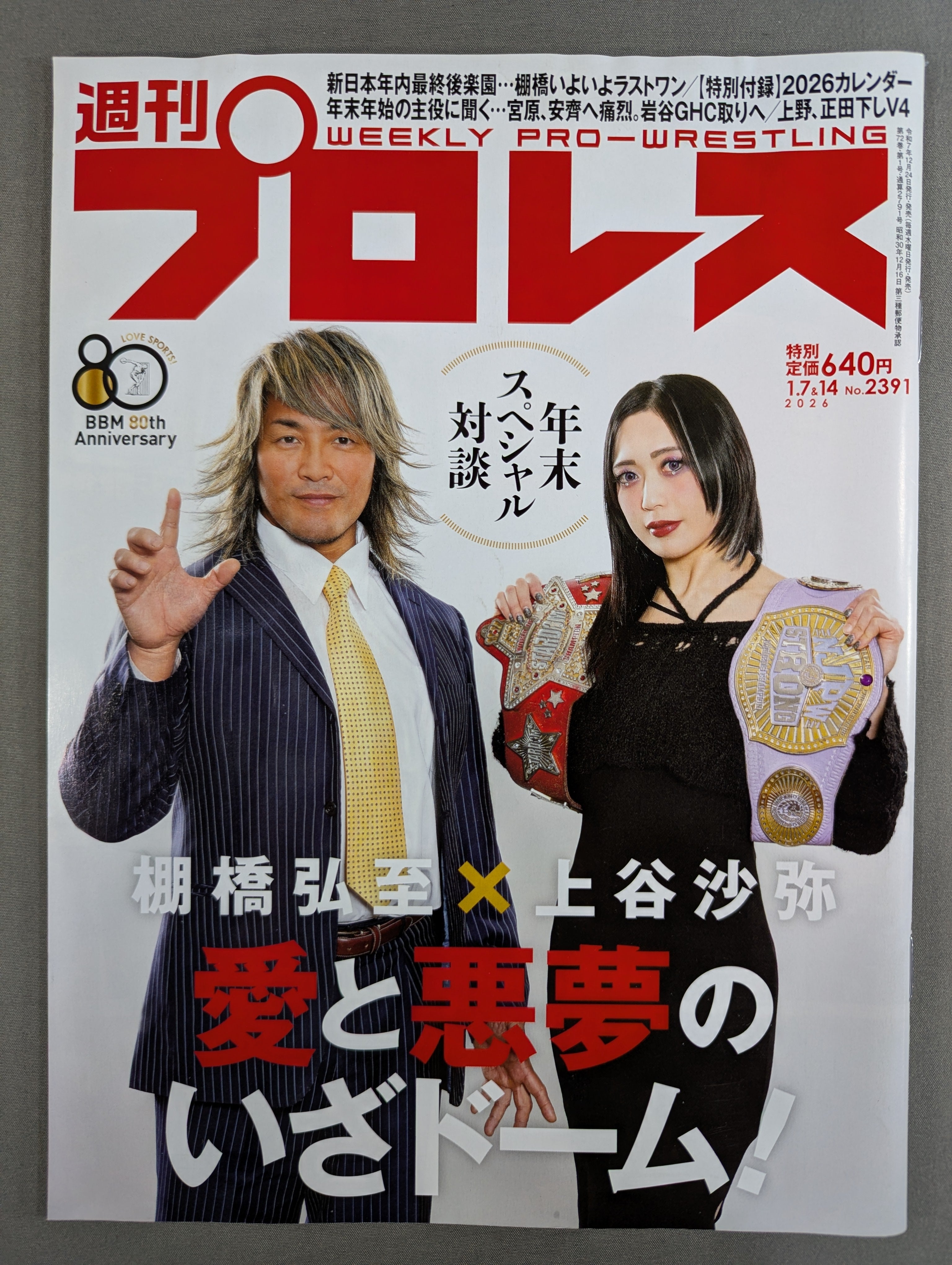 当時モノ バンダイ ザ•プロレスラー 全10種セット 中古品 週刊プロレス2391 – 闘道館