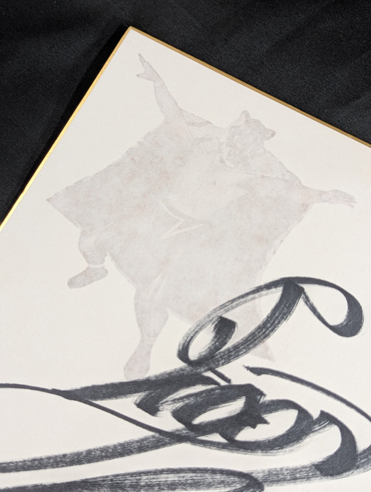 First-generation Tiger Mask (exclusive to New Japan Pro Wrestling) Shikishi (Autograph board ) )