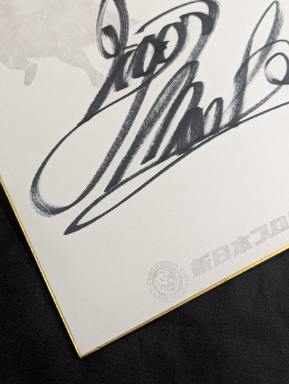 First-generation Tiger Mask (exclusive to New Japan Pro Wrestling) Shikishi (Autograph board ) )