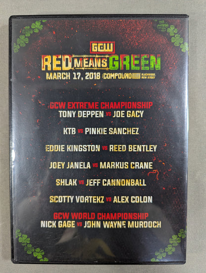 GCW RED MEANS GREEN