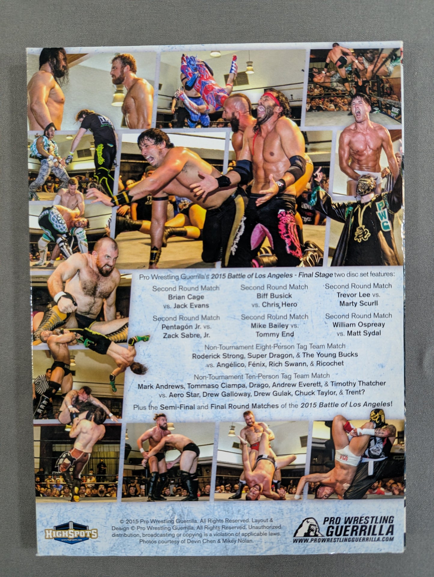 PWG 2015 BATTLE OF LOS ANGELES FINAL STAGE