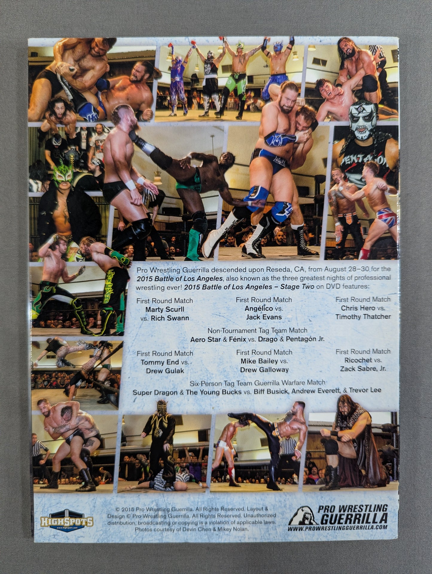 PWG 2015 BATTLE OF LOS ANGELES STAGE TWO