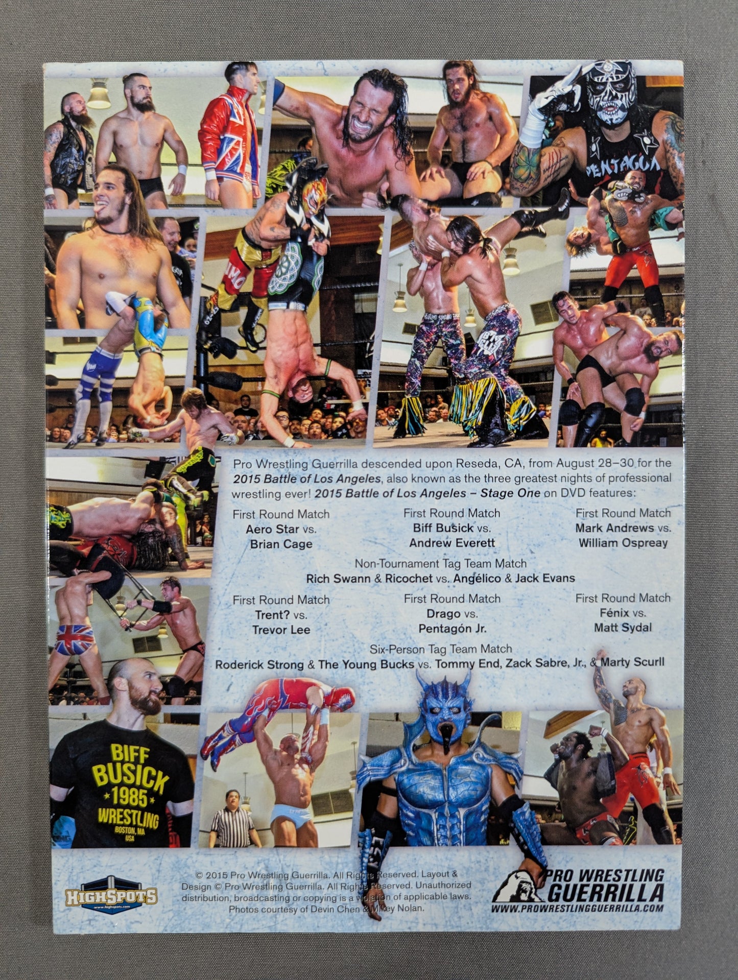 PWG 2015 BATTLE OF LOS ANGELES STAGE ONE