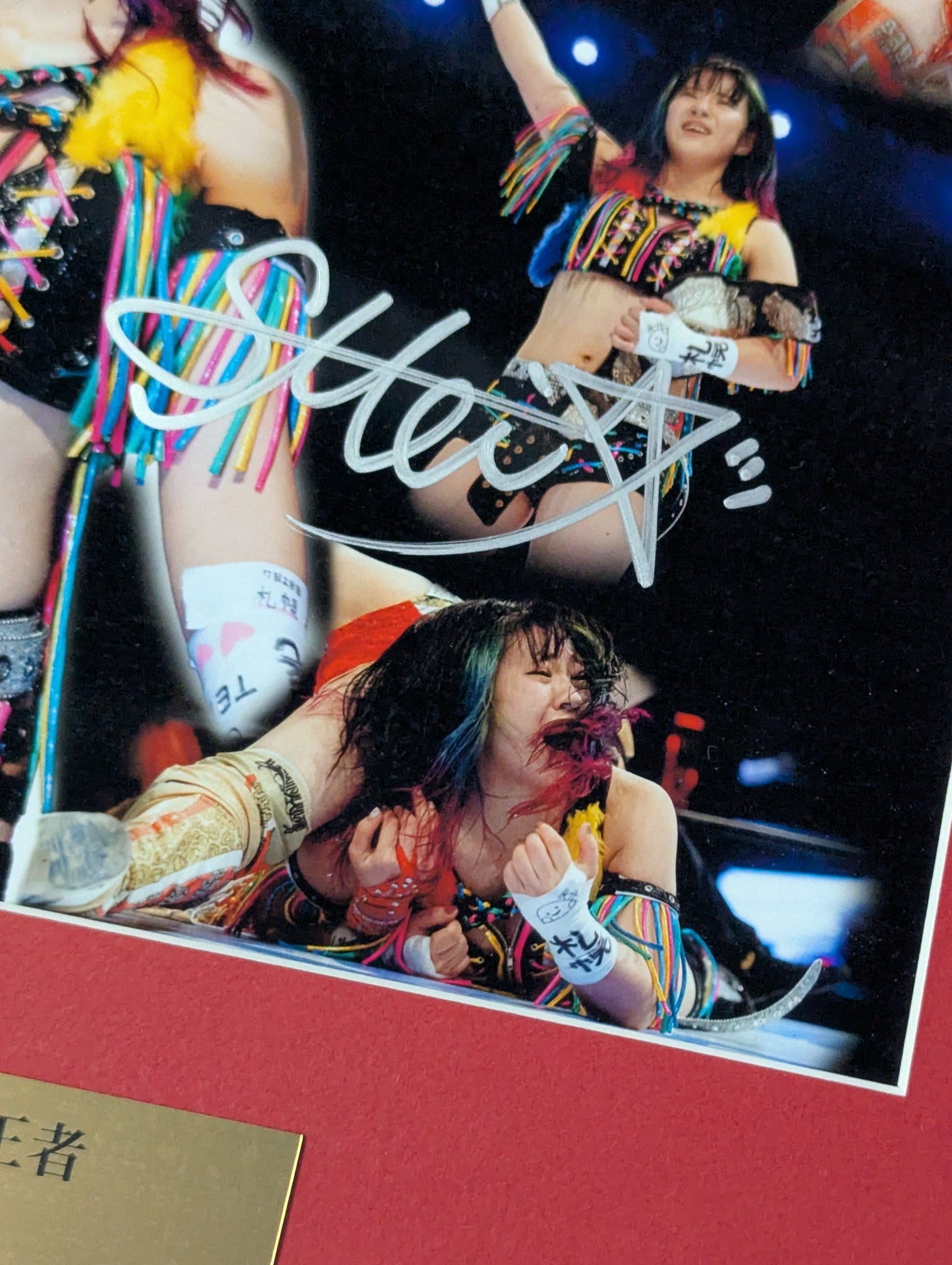MEI SEIRA 27th High Speed Champion hand-signed autograph Commemorative Photo Frame