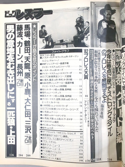 Monthly Big Wrestler March 1983 issue