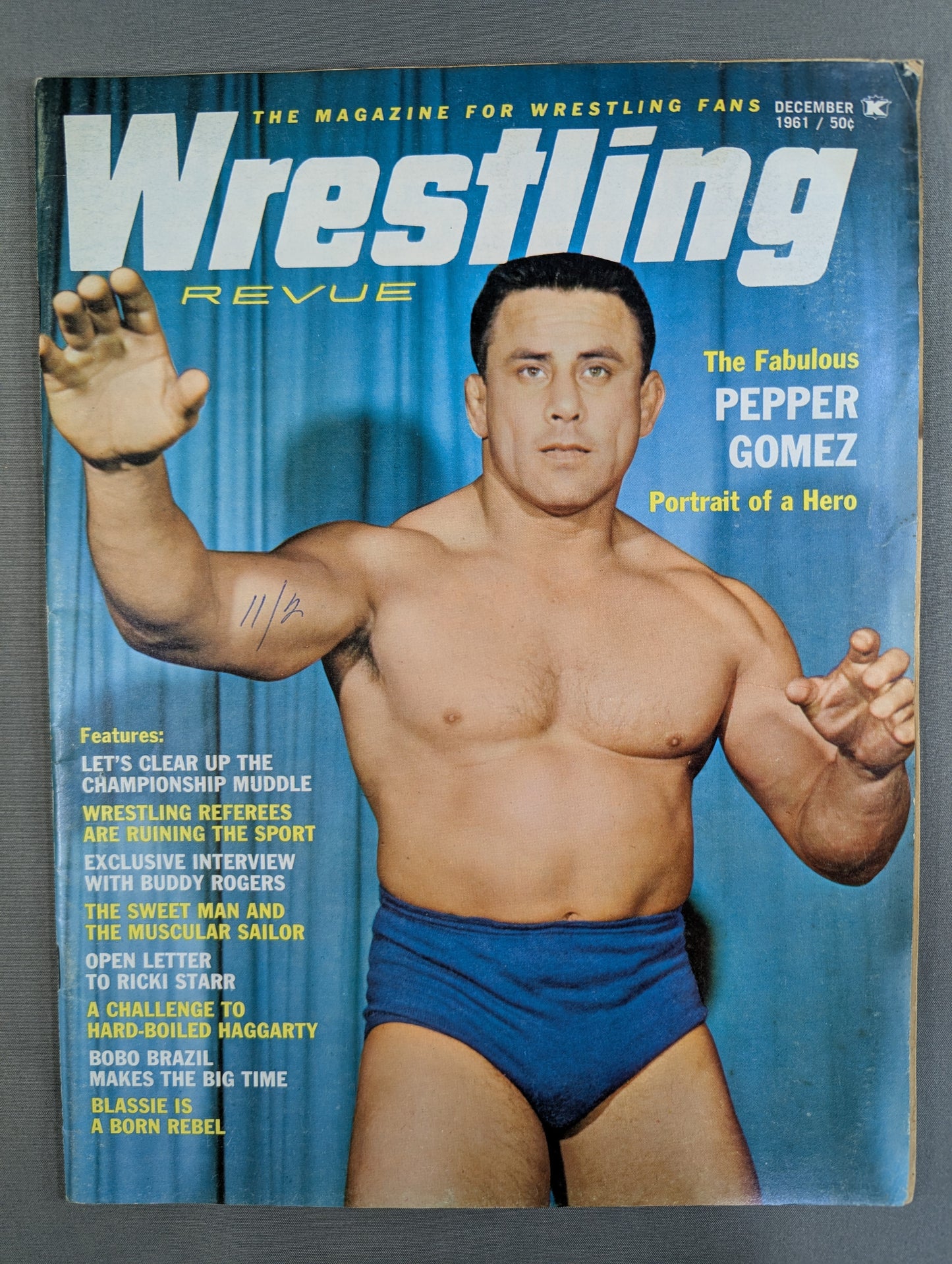 Wrestling REVUE 1961年12月号